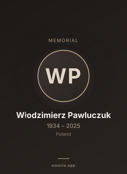 Memorial portrait of Włodzimierz Pawluczuk