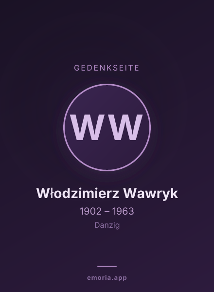 Gedenkportrait von Włodzimierz Wawryk