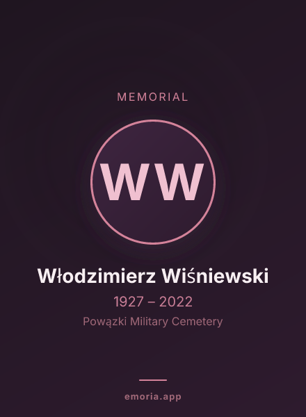 Memorial portrait of Włodzimierz Wiśniewski