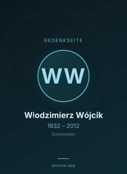 Gedenkportrait von Włodzimierz Wójcik