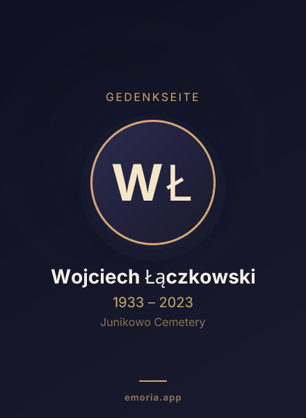 Gedenkportrait von Wojciech Łączkowski