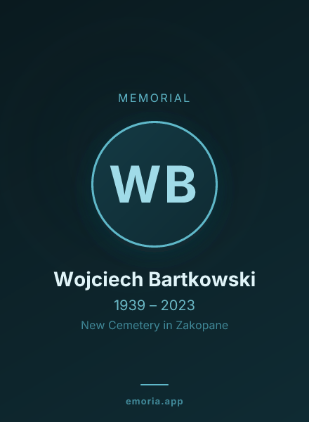 Memorial portrait of Wojciech Bartkowski