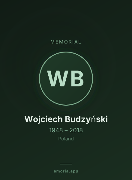 Memorial portrait of Wojciech Budzyński