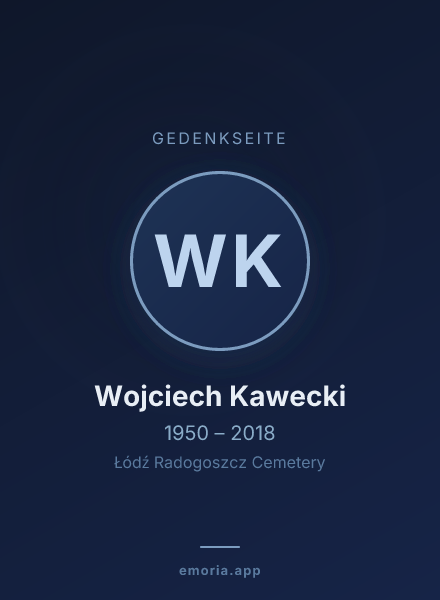 Gedenkportrait von Wojciech Kawecki
