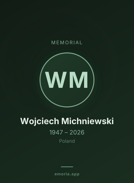 Memorial portrait of Wojciech Michniewski