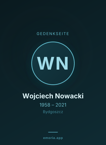 Gedenkportrait von Wojciech Nowacki