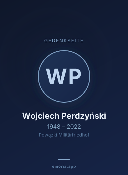 Gedenkportrait von Wojciech Perdzyński