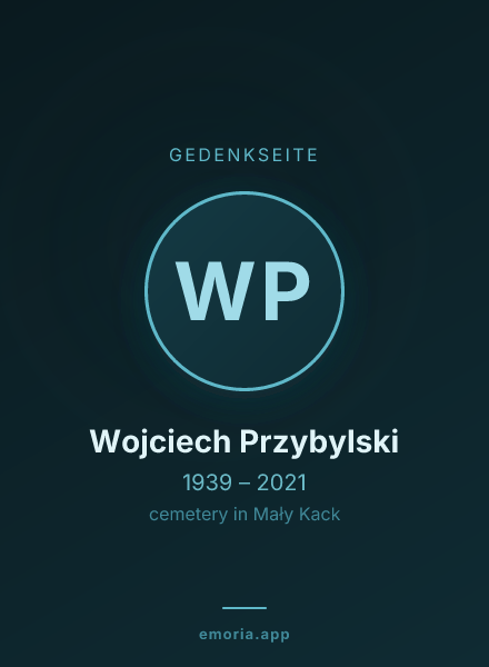 Gedenkportrait von Wojciech Przybylski