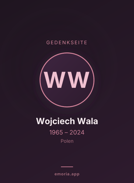 Gedenkportrait von Wojciech Wala