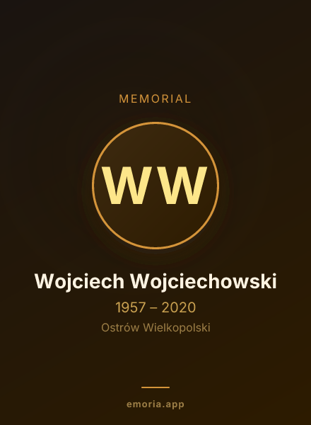 Memorial portrait of Wojciech Wojciechowski