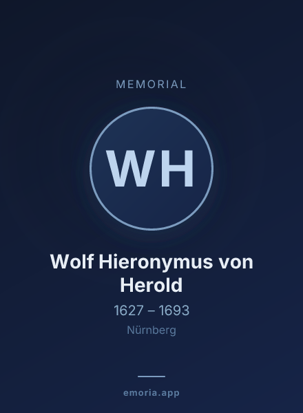 Memorial portrait of Wolf Hieronymus von Herold