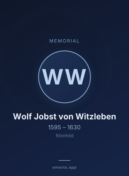 Memorial portrait of Wolf Jobst von Witzleben