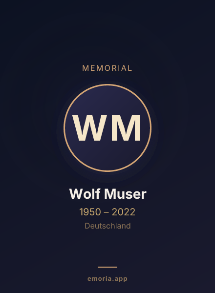Memorial portrait of Wolf Muser