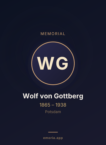 Memorial portrait of Wolf von Gottberg