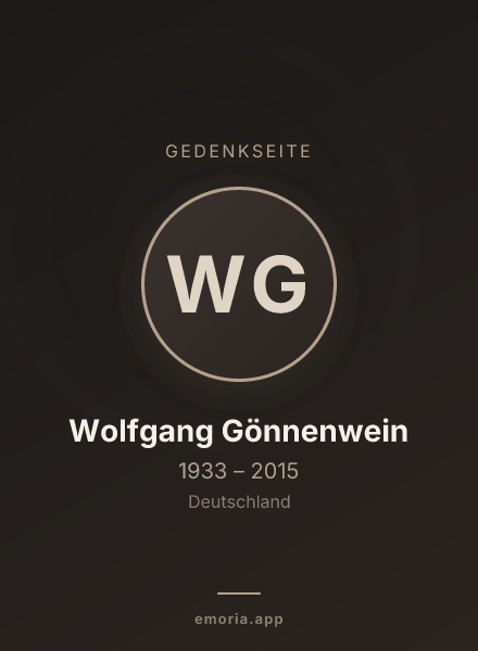 Gedenkportrait von Wolfgang Gönnenwein