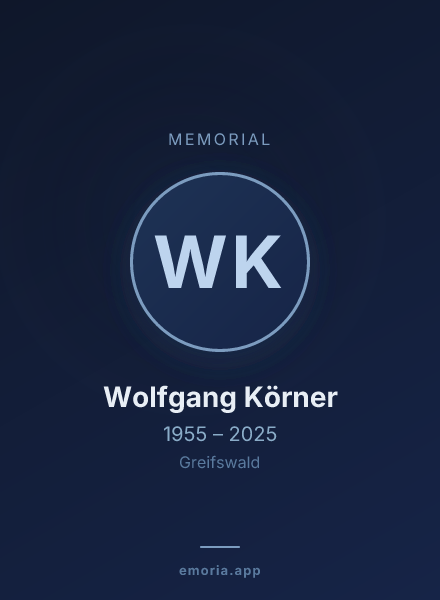 Memorial portrait of Wolfgang Körner
