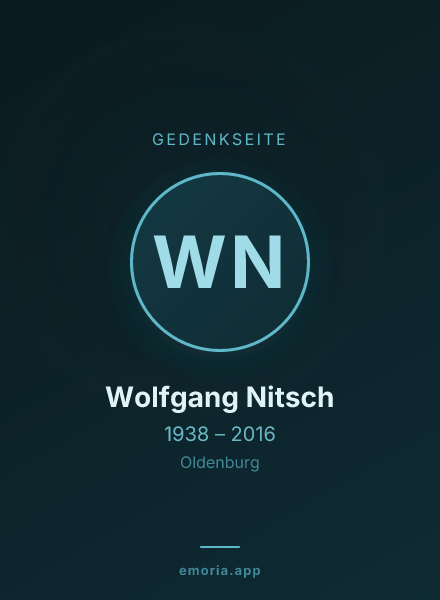 Gedenkportrait von Wolfgang Nitsch