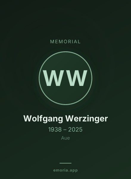 Memorial portrait of Wolfgang Werzinger