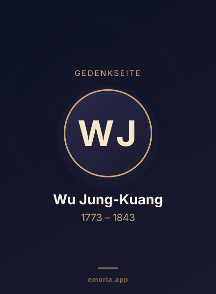Gedenkportrait von Wu Jung-Kuang
