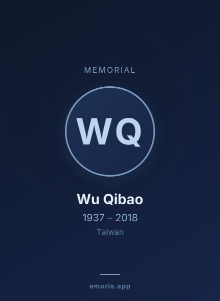 Memorial portrait of Wu Qibao