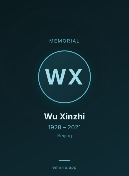 Memorial portrait of Wu Xinzhi