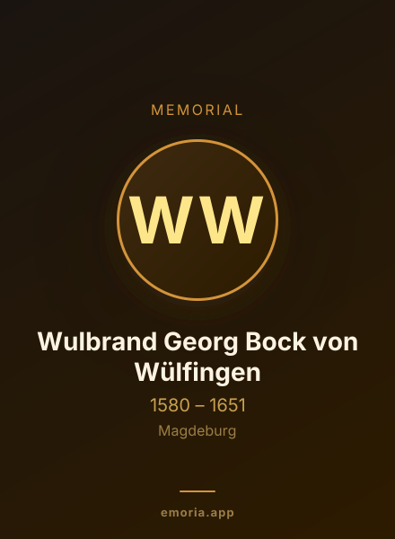 Memorial portrait of Wulbrand Georg Bock von Wülfingen