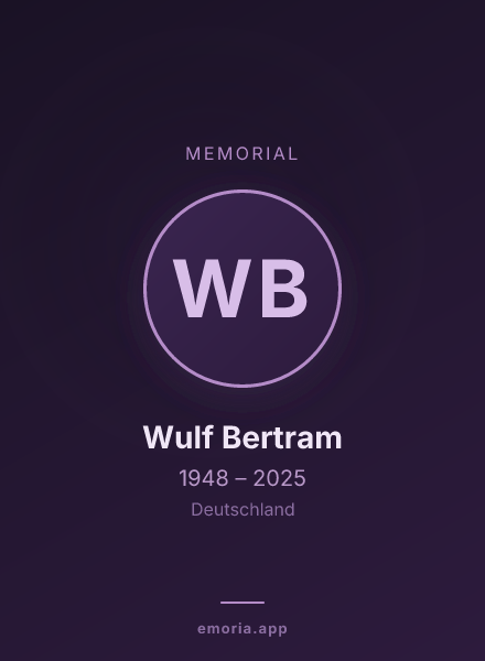 Memorial portrait of Wulf Bertram