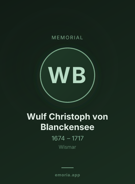 Memorial portrait of Wulf Christoph von Blanckensee