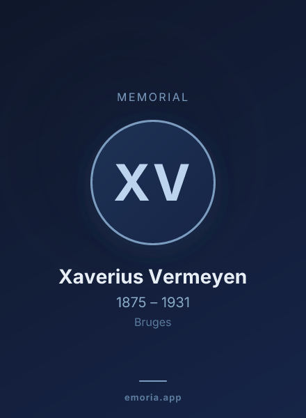Memorial portrait of Xaverius Vermeyen