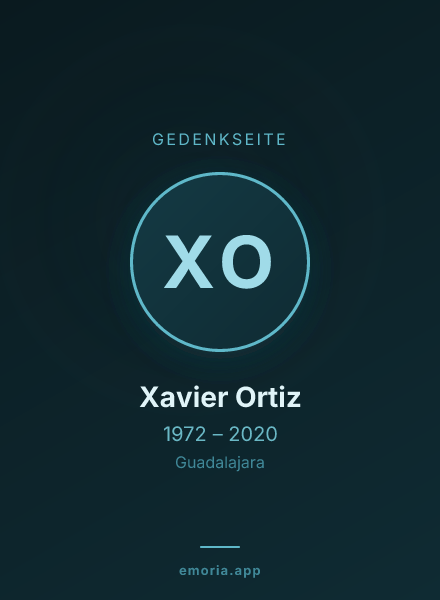 Gedenkportrait von Xavier Ortiz