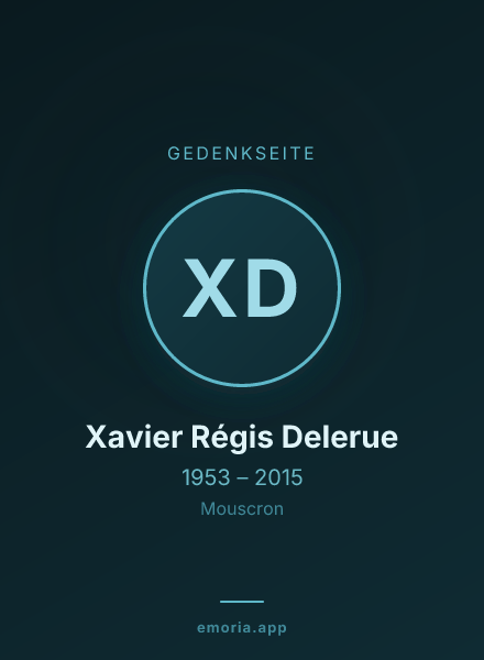 Gedenkportrait von Xavier Régis Delerue