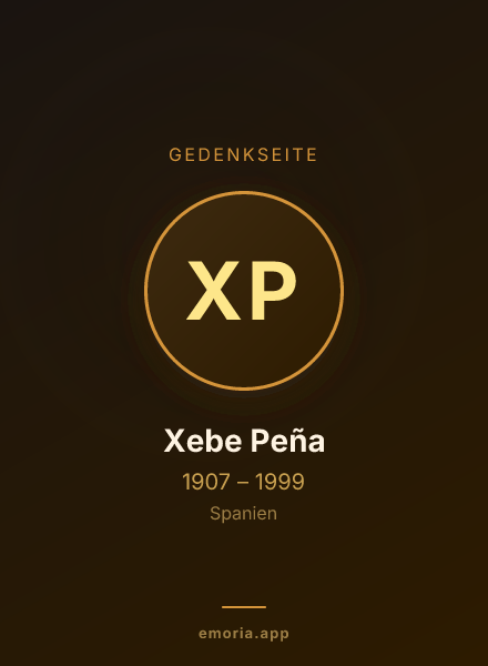 Gedenkportrait von Xebe Peña