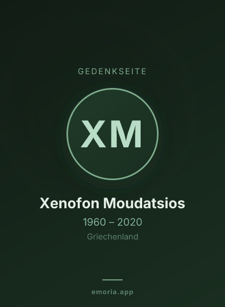 Gedenkportrait von Xenofon Moudatsios