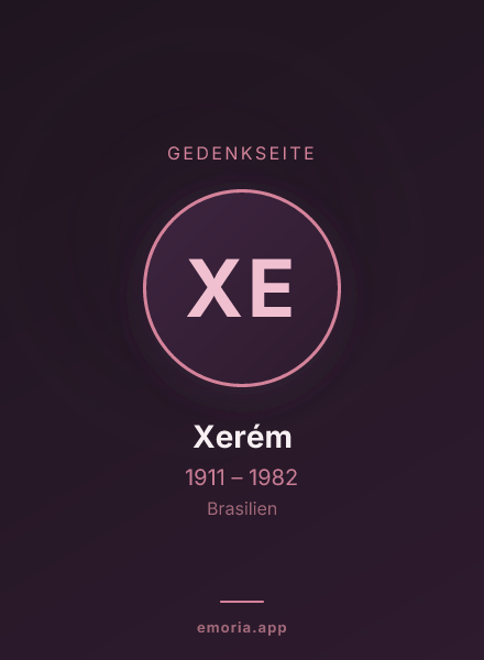 Gedenkportrait von Xerém