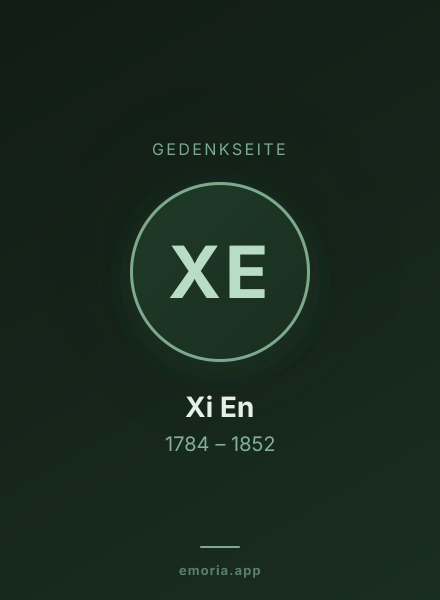 Gedenkportrait von Xi En