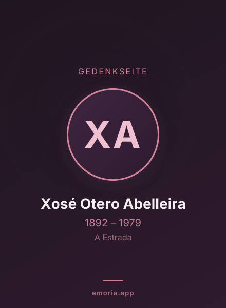 Gedenkportrait von Xosé Otero Abelleira