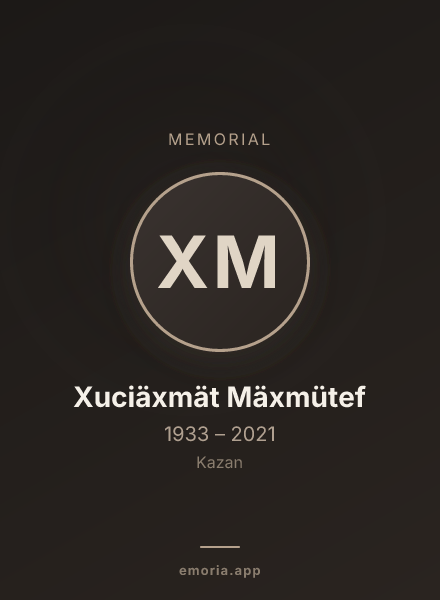 Memorial portrait of Xuciäxmät Mäxmütef