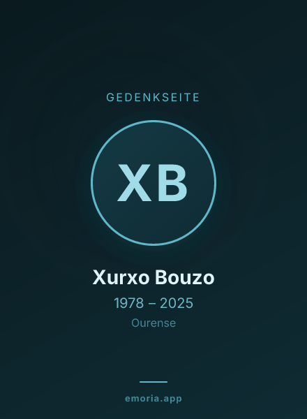 Gedenkportrait von Xurxo Bouzo
