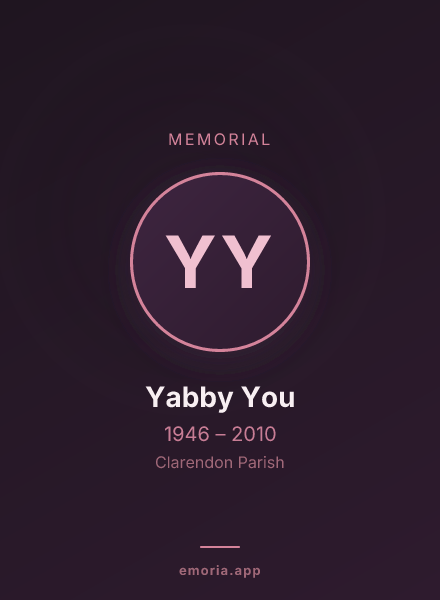 Memorial portrait of Yabby You