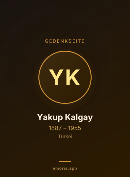 Gedenkportrait von Yakup Kalgay
