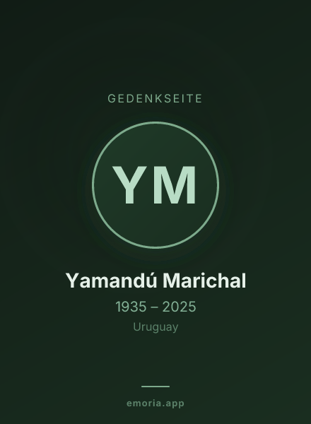 Gedenkportrait von Yamandú Marichal