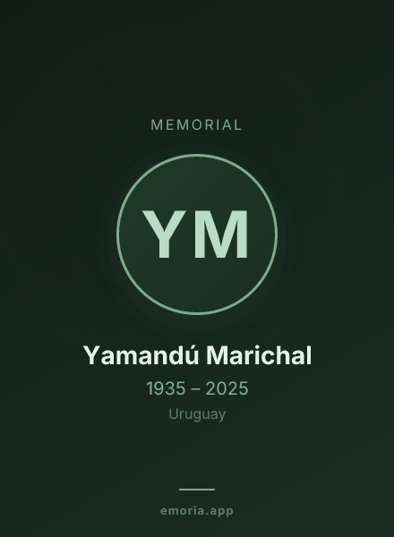 Memorial portrait of Yamandú Marichal