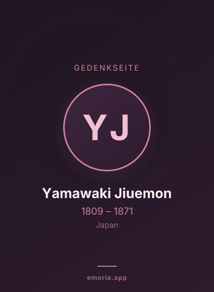 Gedenkportrait von Yamawaki Jiuemon