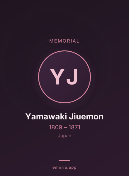 Memorial portrait of Yamawaki Jiuemon