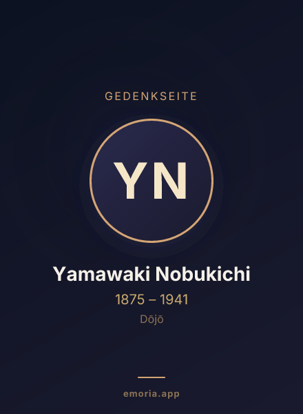 Gedenkportrait von Yamawaki Nobukichi