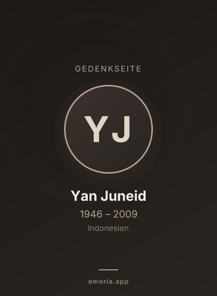 Gedenkportrait von Yan Juneid