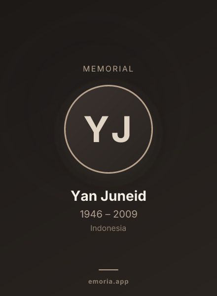 Memorial portrait of Yan Juneid