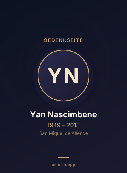 Gedenkportrait von Yan Nascimbene