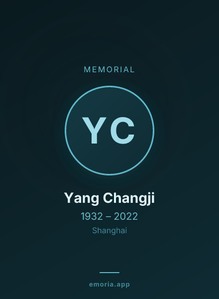 Memorial portrait of Yang Changji