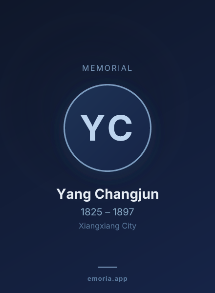 Memorial portrait of Yang Changjun